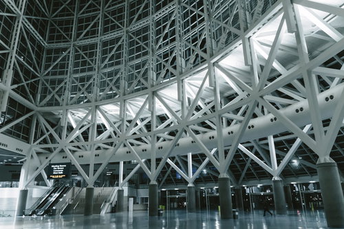 ロサンゼルス・ダウンタウンのコンベンション・センター内部