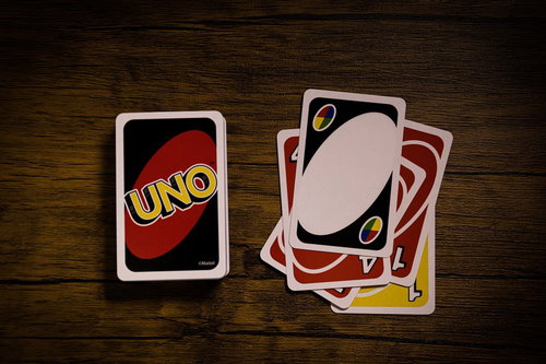 自分でルールを書き込みができるUNOのワイルドカード