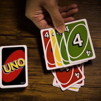 UNOで同じ数字を一度に出すハウスルールの写真