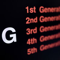 1G から 5G までの複数世代移動通信システムの進化の写真