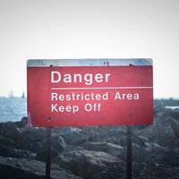 Danger（危険！制限区域）の写真