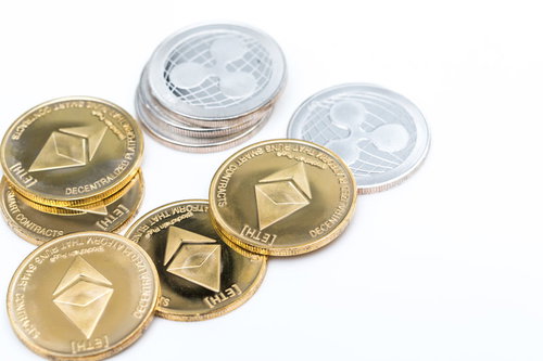 ETHとXRPのアルトコイン投資用デジタル資産