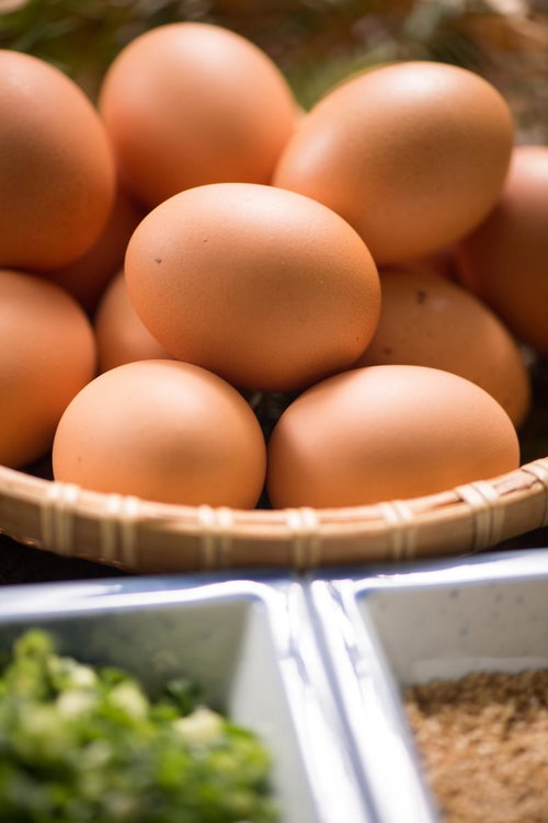 遺伝子組換えをしていない「さくら米たまご」