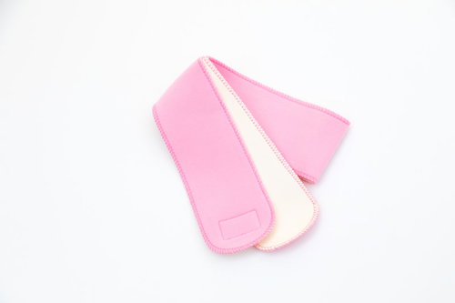 ピンクと白の二重ゴム伊達締め