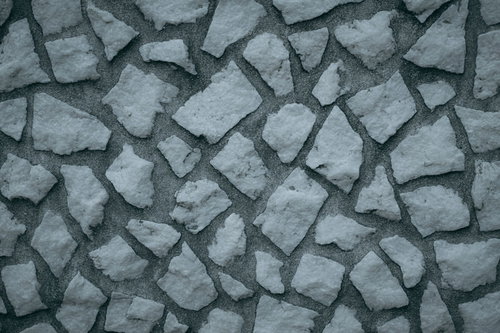 乱雑に組み込まれた石垣のテクスチャー