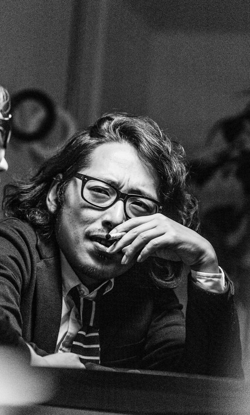 「深夜のタバコ現場」撮った