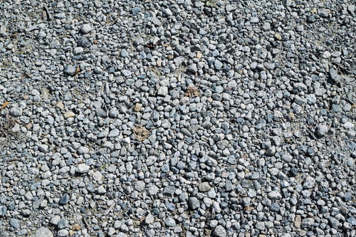 砂利敷きの地面のテクスチャー