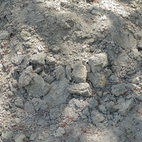 掘り返された地面のテクスチャーの写真