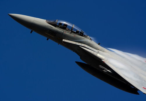 新田原基地23飛行隊、教官の美しい機動飛行