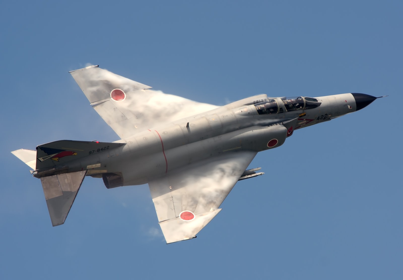 百里基地F-4ファントム戦闘機の飛行