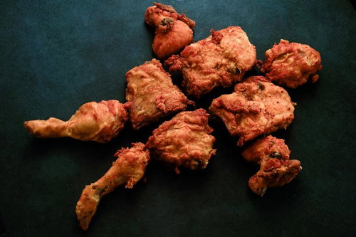 封印されしフライドチキンの部位が集結