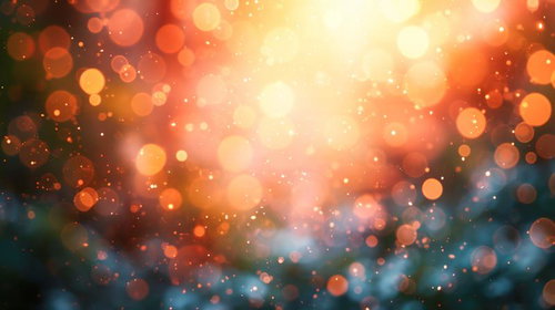 温かみのあるオレンジ色の光源（ライトリーク）