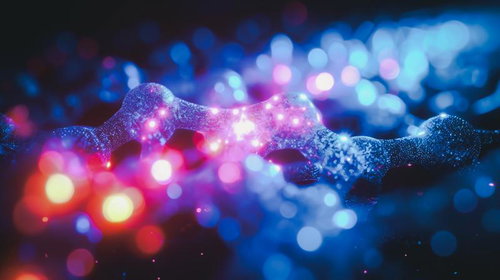 電気信号で光輝くシナプス風な神経細胞の活動