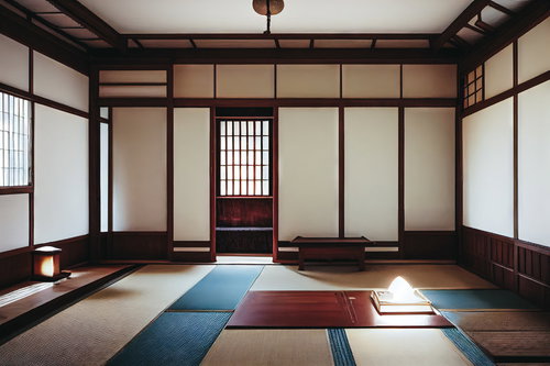 古民家をリノベーションした畳敷きの和室空間