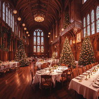 クリスマス会場の大聖堂ホールの写真