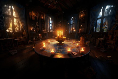 チャプタールームで魔法と占いの融合