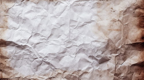 くしゃくしゃになった古い紙の汚れたテクスチャー