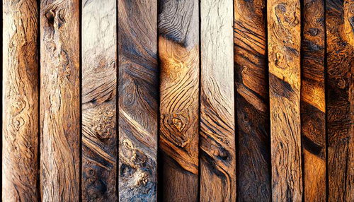 異なる木目が並ぶナチュラルなテクスチャー