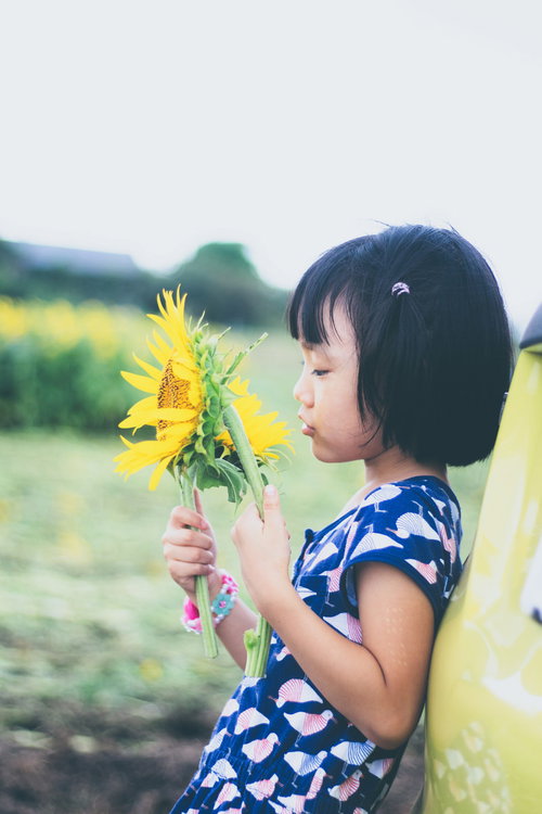 ドライブを楽しむ笑顔の女性