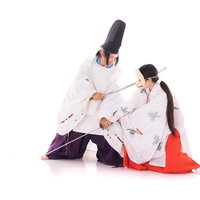 物の怪を退治する陰陽師の写真