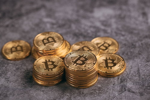 買い集められたビットコインの山