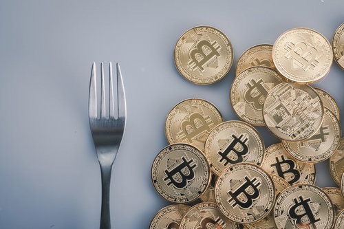 フォークとビットコイン、仮想通貨分裂の象徴