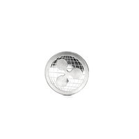 シルバーカラーのリップル（XRP）コイン1枚の写真