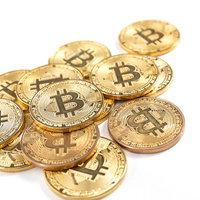 ビットコイン（デジタルゴールド）のコイン山積みの写真