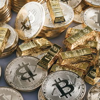 ゴールドとデジタル・ゴールド、ビットコインの比較の写真