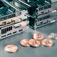 グラフィックボードとビットコイン採掘の写真