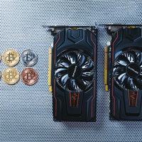 GPU2台でビットコインをマイニング・採掘の写真