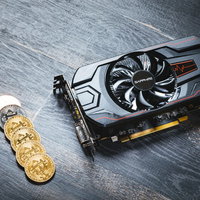 グラフィックボードで行うビットコインマイニングの写真