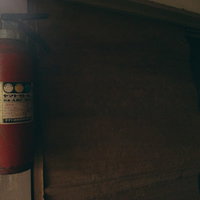 かなり古く錆びてしまった消化器の写真