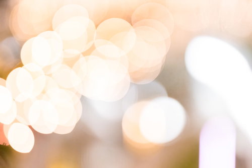 キラキラ丸ボケのイルミネーション背景