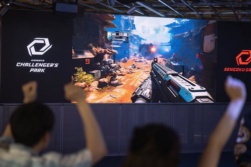 FPSゲーム大会のパブリックビューイング