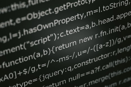 jqueryのソースコードが映るモニター画面