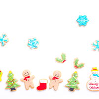 ホワイトクリスマス（アイシングクッキー）の写真