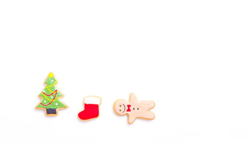 サンタさんまだかなー、クリスマスのアイシングクッキー