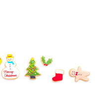 クリスマスに起きた事件、アイシングクッキーと靴下の写真