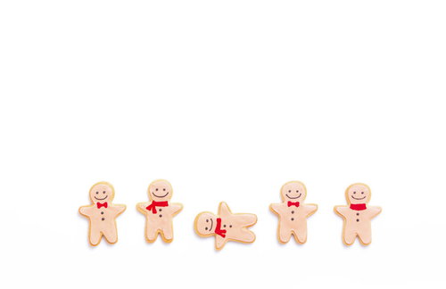 ひとりだけ仲間はずれになったアイシングクッキー