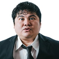 目力の強い男性会社員の写真