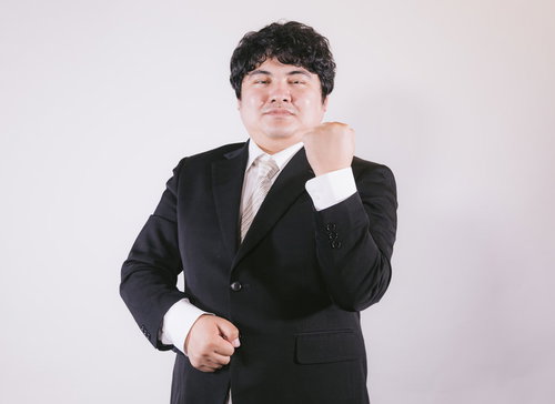 ガチれば余裕のポーズ