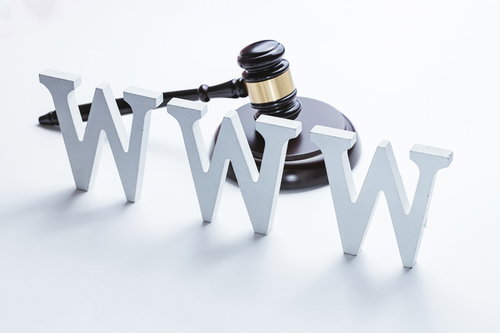 WWWの立体文字とネットオークション用の小槌