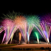 打上花火の写真（江戸川区花火大会）の写真