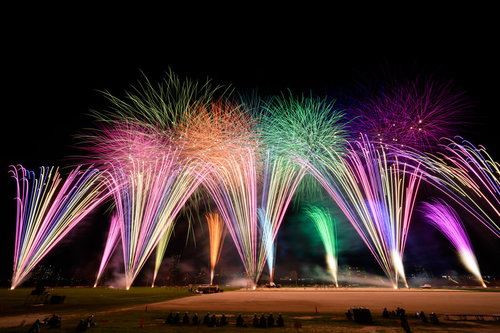 打上花火の写真（江戸川区花火大会）