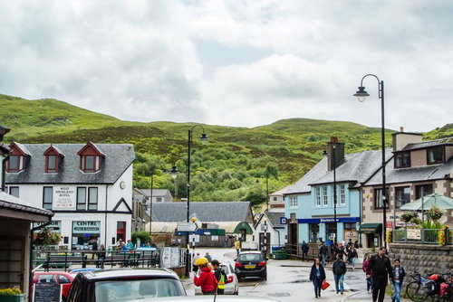 イギリス・スコットランドのマレイグの街並み