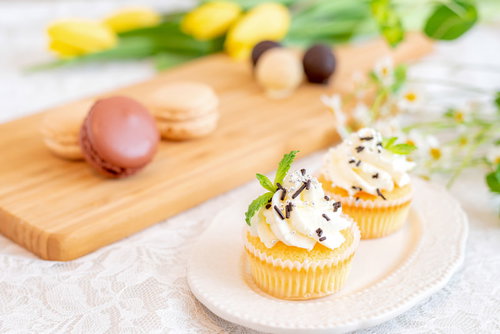 ティータイムに出されたスイーツ