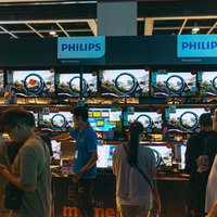 E-SPORTS FESTIVAL 2019 HONG KONGのゲーミングモニター展示の写真