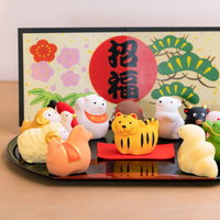 十二支の干支全員集合したお正月飾りの写真