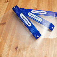 コロナウイルス感染対策用フェイスシールド3枚セットの写真